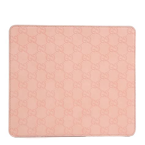 gucci mouse pad leather|GUCCI Guccissima Mouse Pad Blush 104706 .